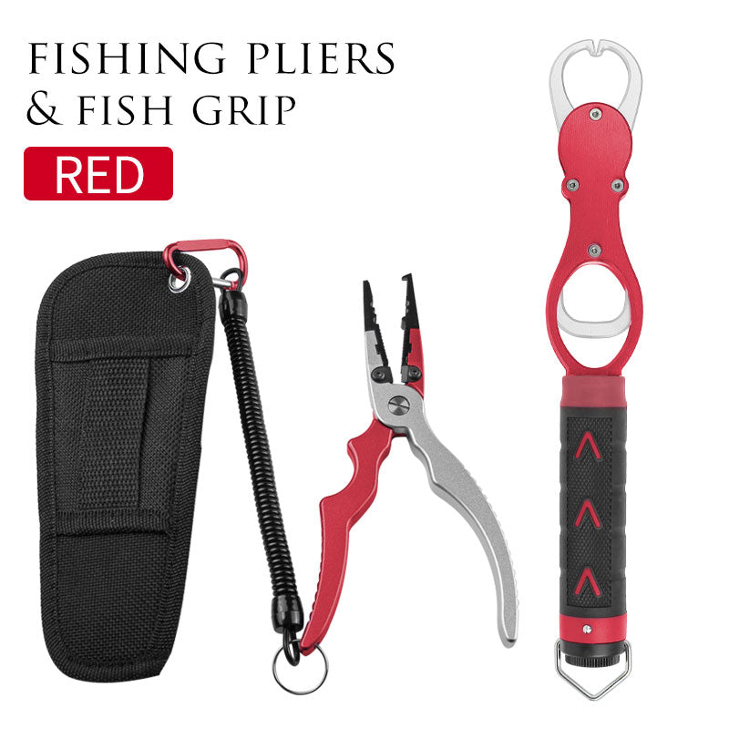 LINNHUE-Conjunto de alicates para pesca, kit de ferramentas para anzol, corte de linha, recuperação, pescaria, acessório