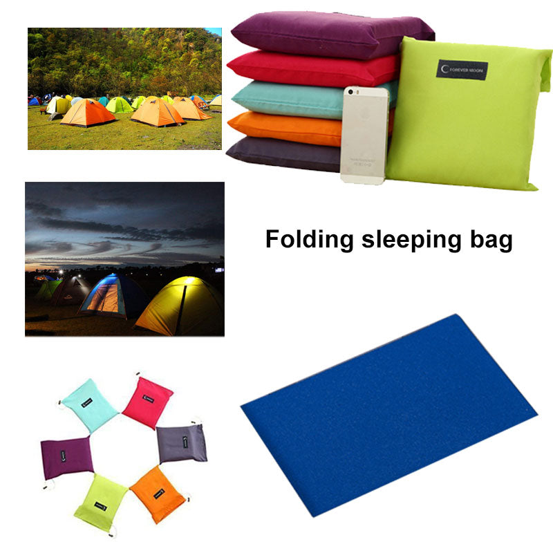 Ultraleve saco de dormir acampamento ao ar livre portátil caminhadas hotel único forro dobrável viagem leve envelope cama 70*210cm